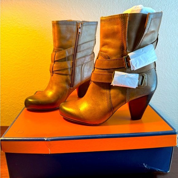 Arturo Chiang Velma Ankle Boot Vintage Cognac - Picture 1 of 3